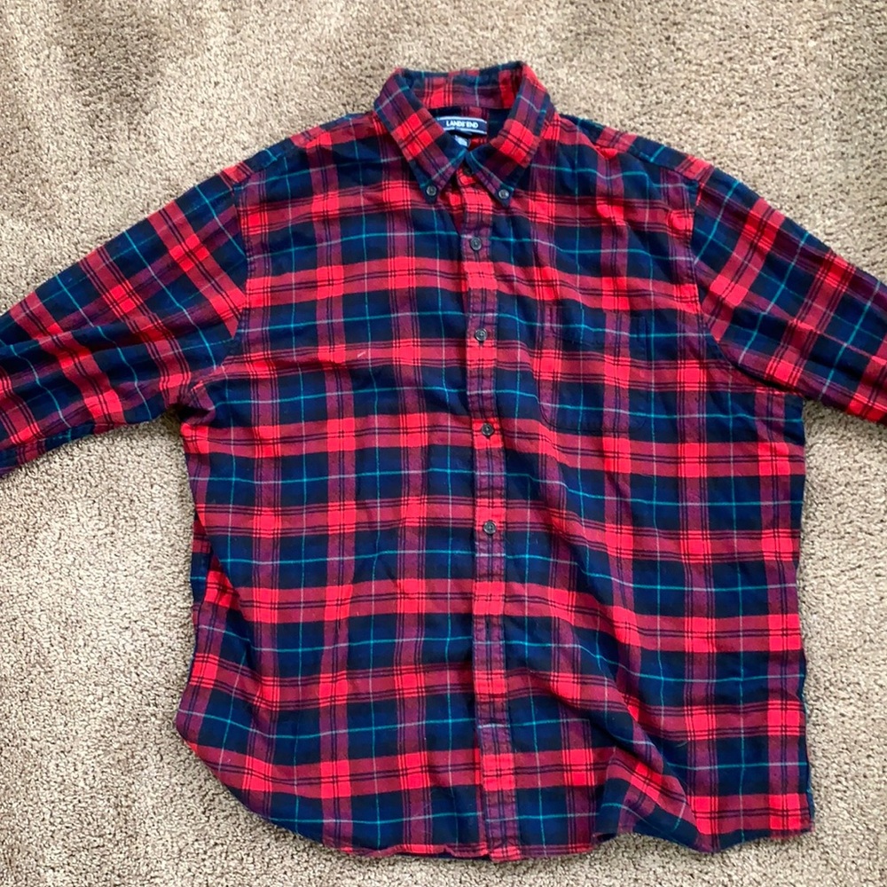 Lands’ end XL flannel